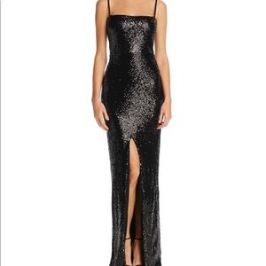 Brand NEW Nookie EUROPA black sequin gown